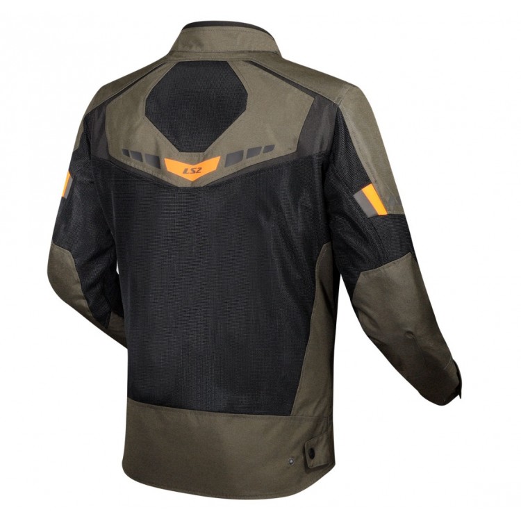 LS2 BLADE AIR MONT HAKİ-TURUNCU